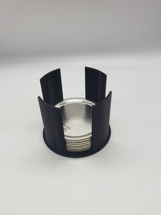 Mason jar lid and ring holder