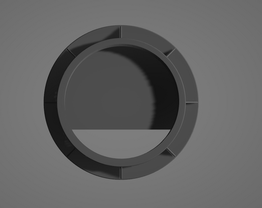 Passive air intake for grow tents. 8 inch